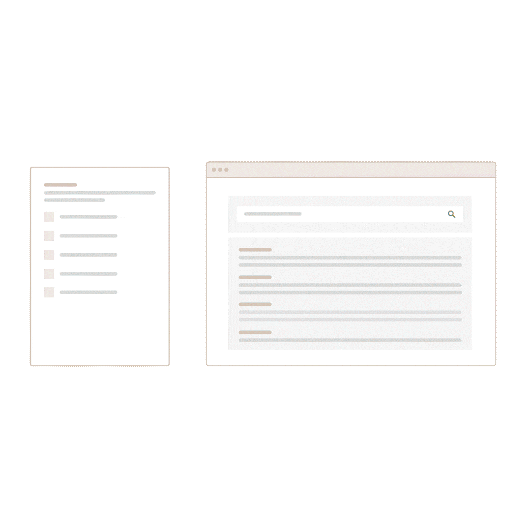 Configurable search results