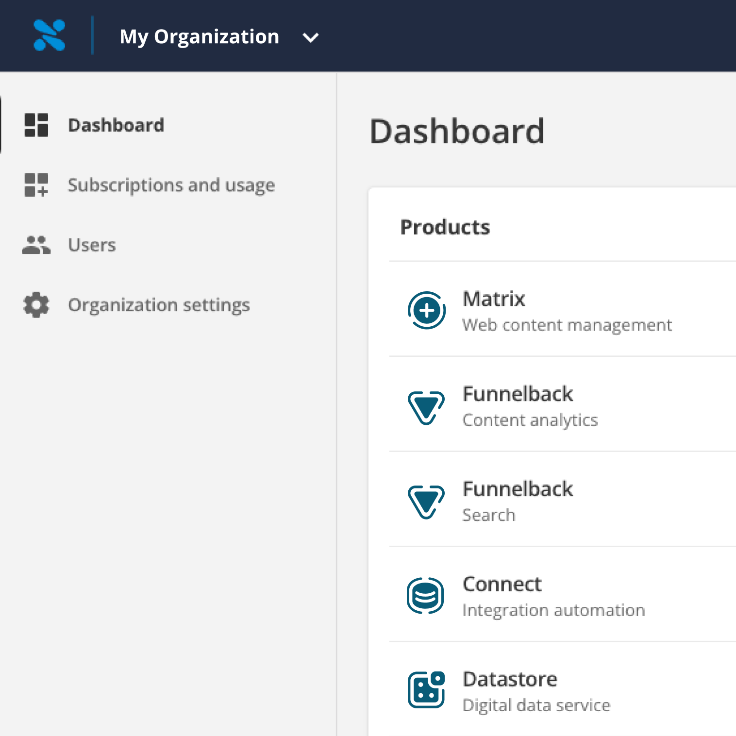 DXP Dashboard