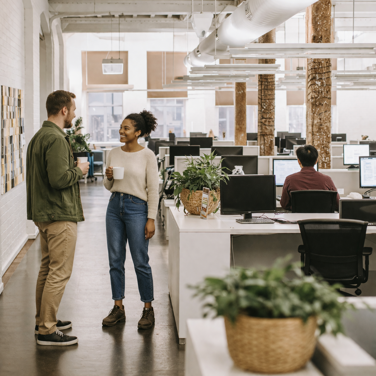 Image of the Squiz Sydney office with colleagues