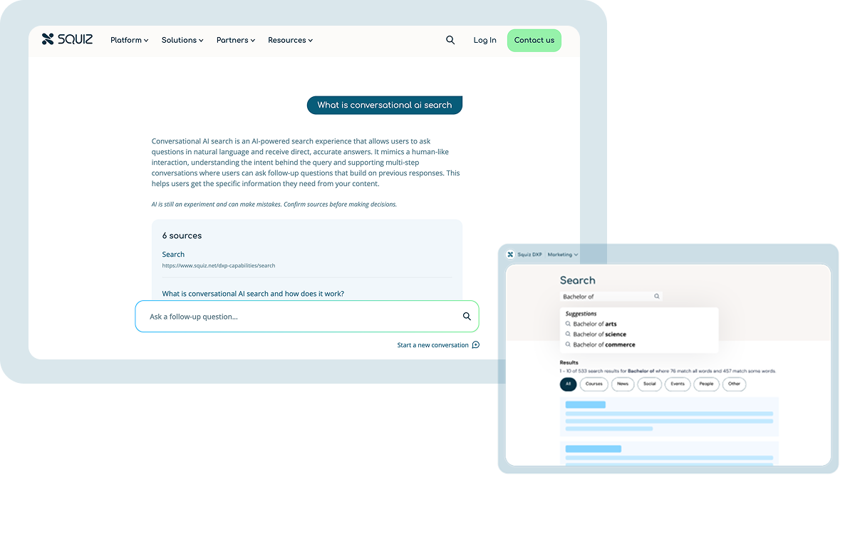 Conversational search
