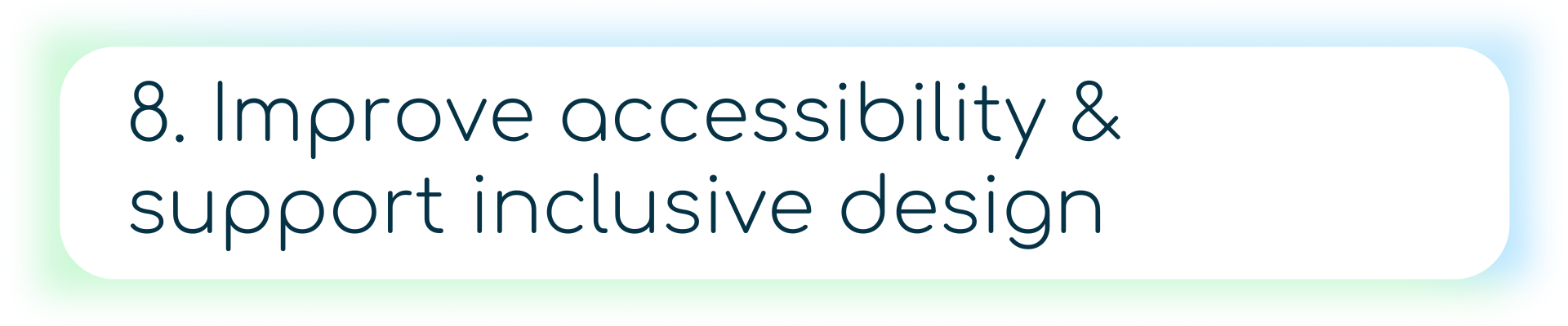 An AI interface supports screen readers and simplified navigation, with visual cues suggesting assistive technology. The image communicates how conversational AI can enhance accessibility and contribute to inclusive digital experiences for users of all abilities.