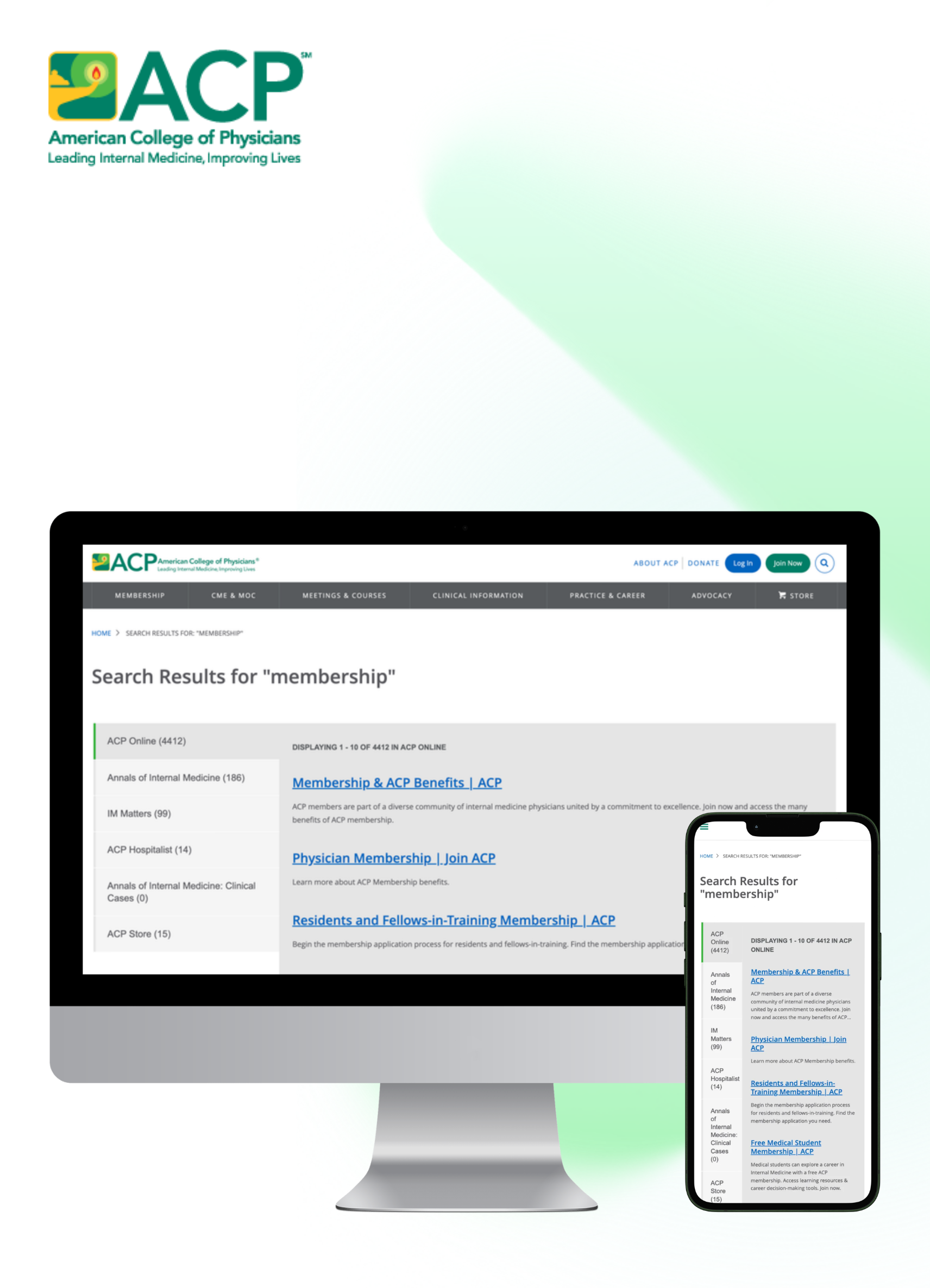 Squiz Customer Image American College of Physicians