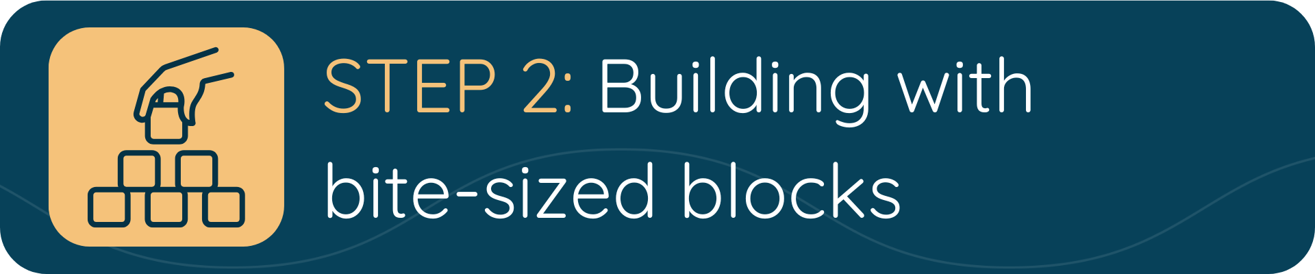 Building with bite-sized blocks