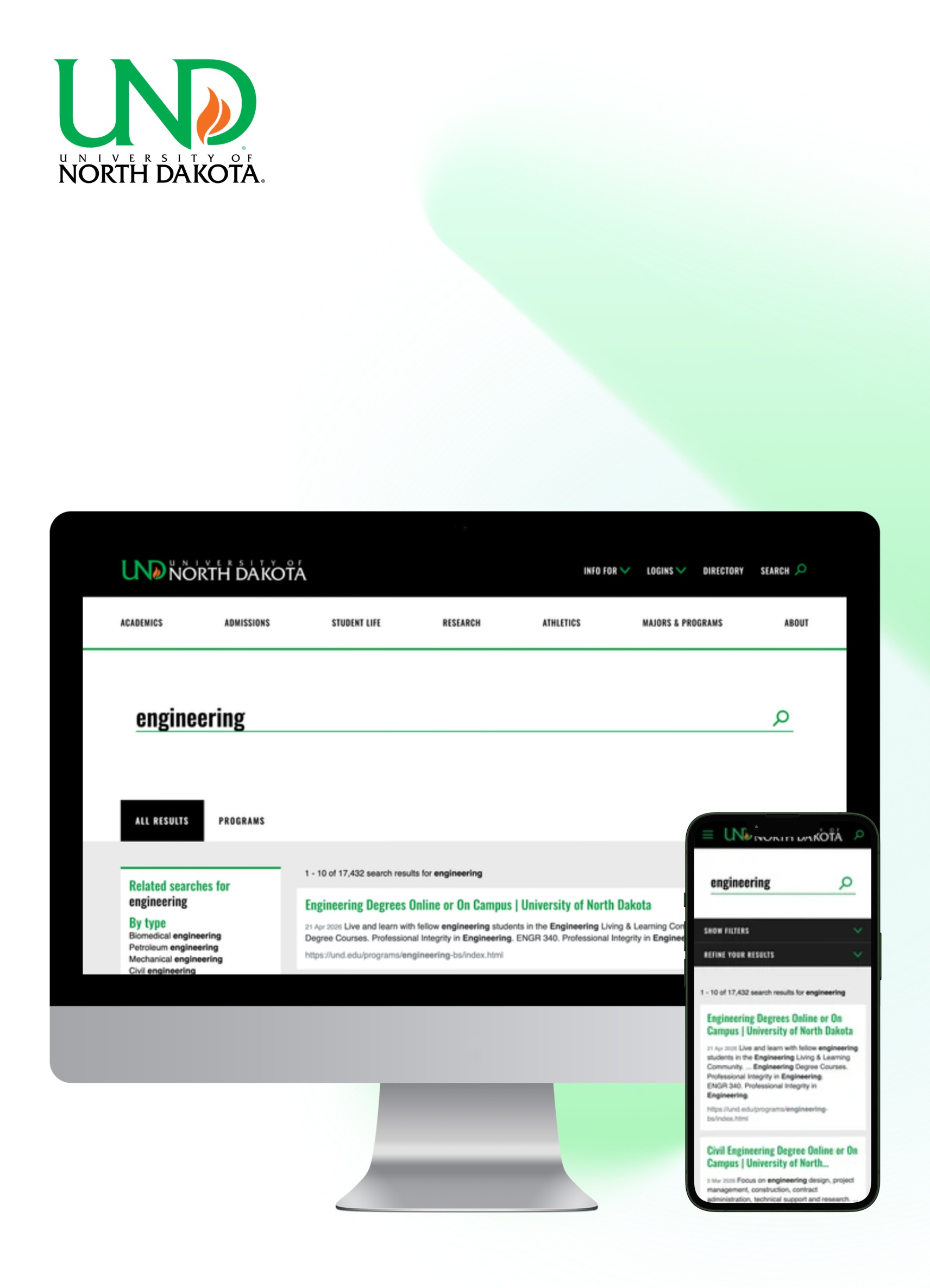 Squiz Customer Image university of North Dakota