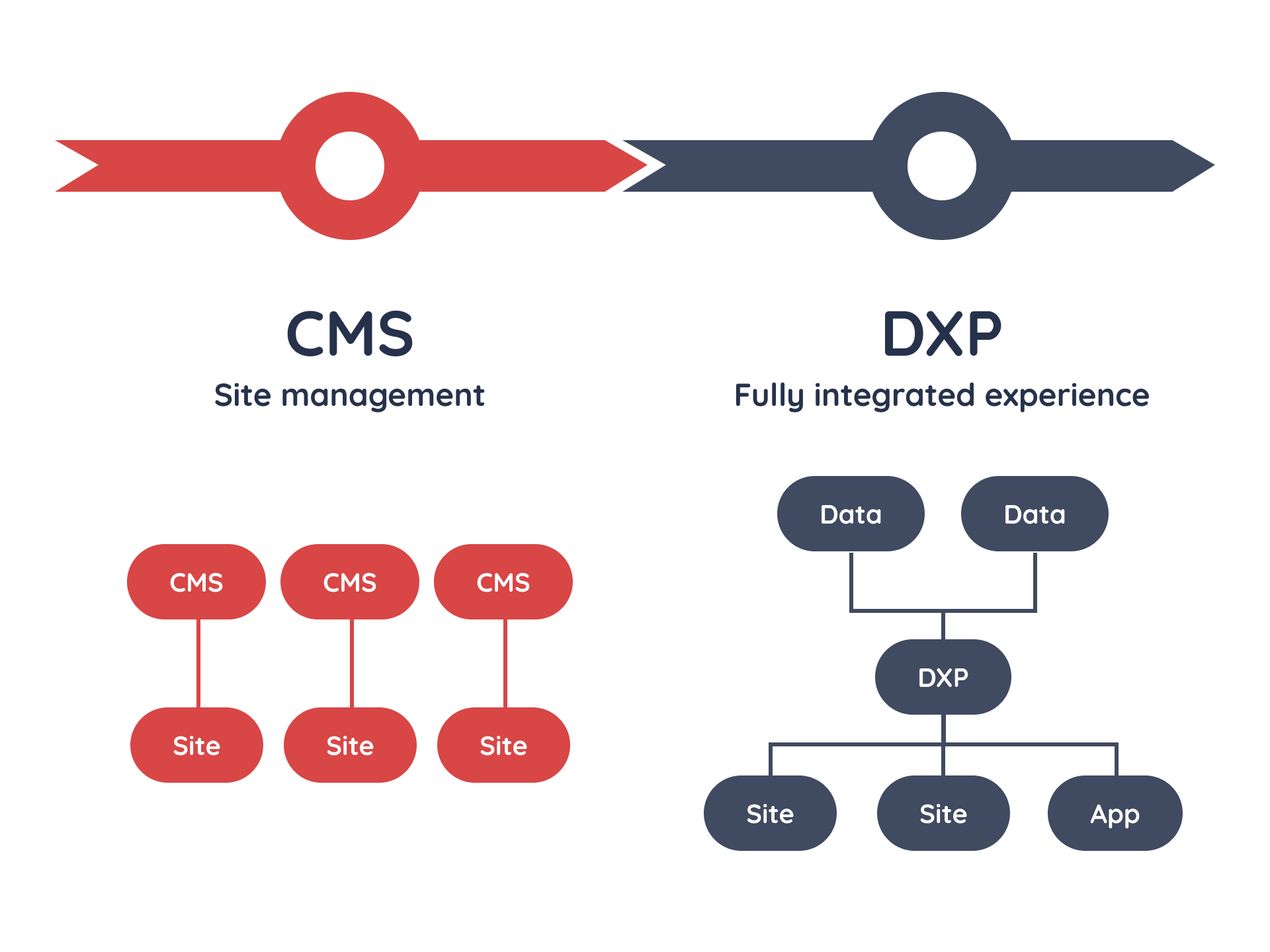 DXP vs CMS