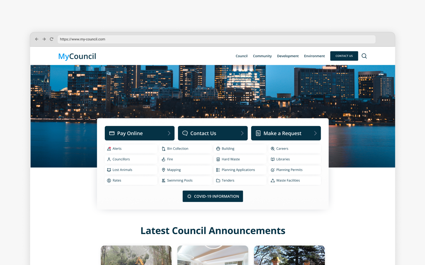 Government website