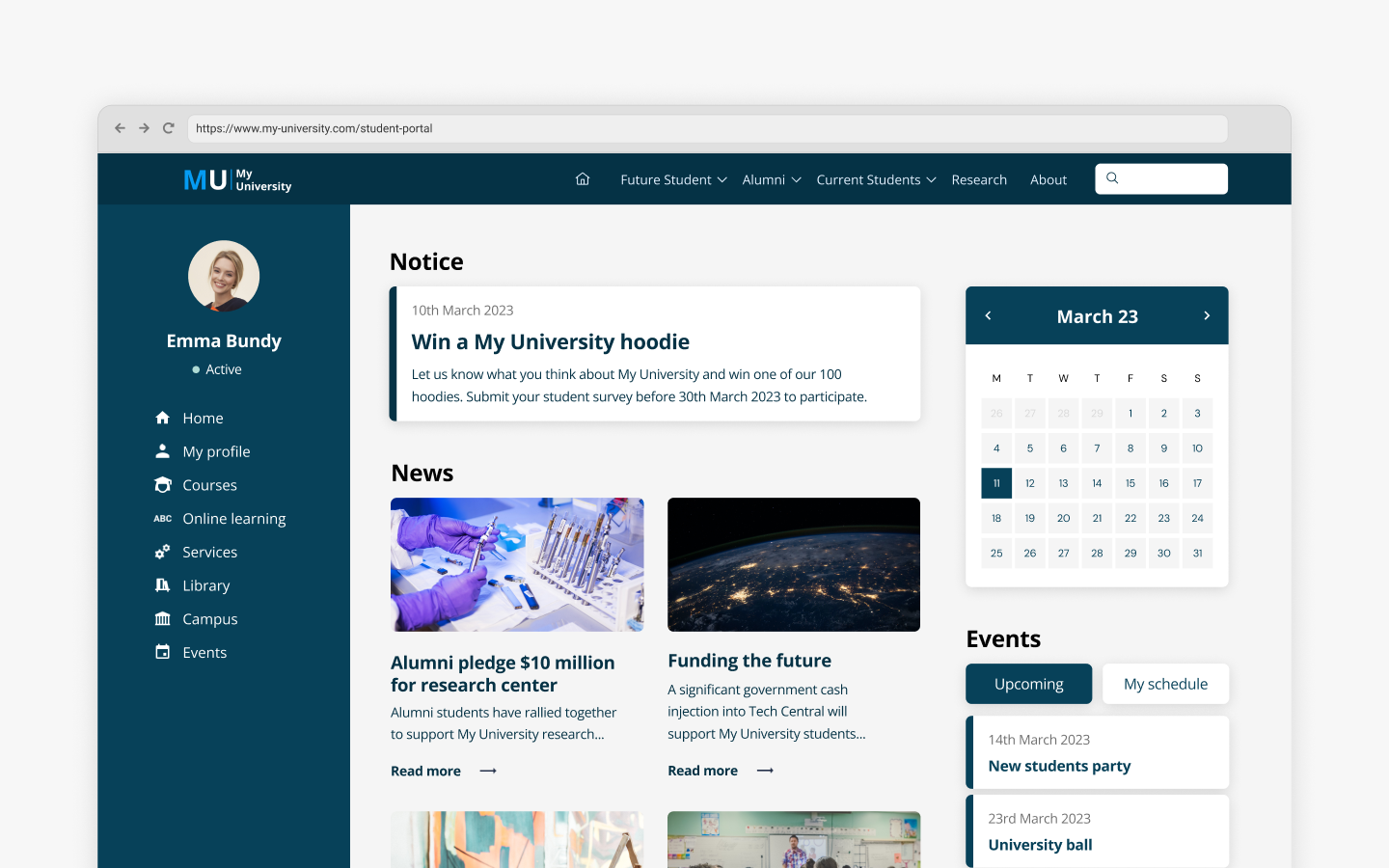 Student portal