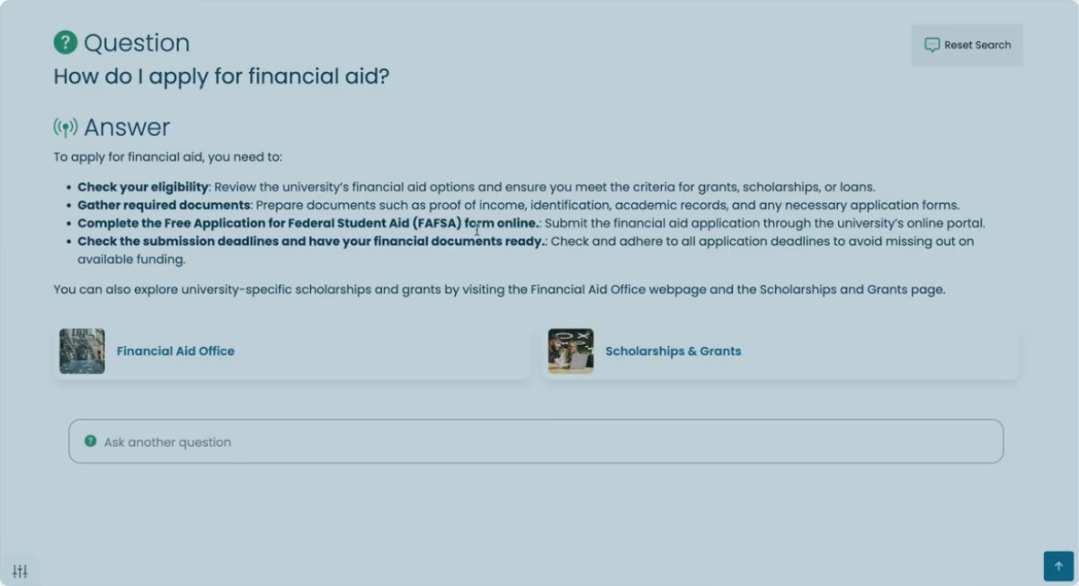 Video Demo of Conversational Search