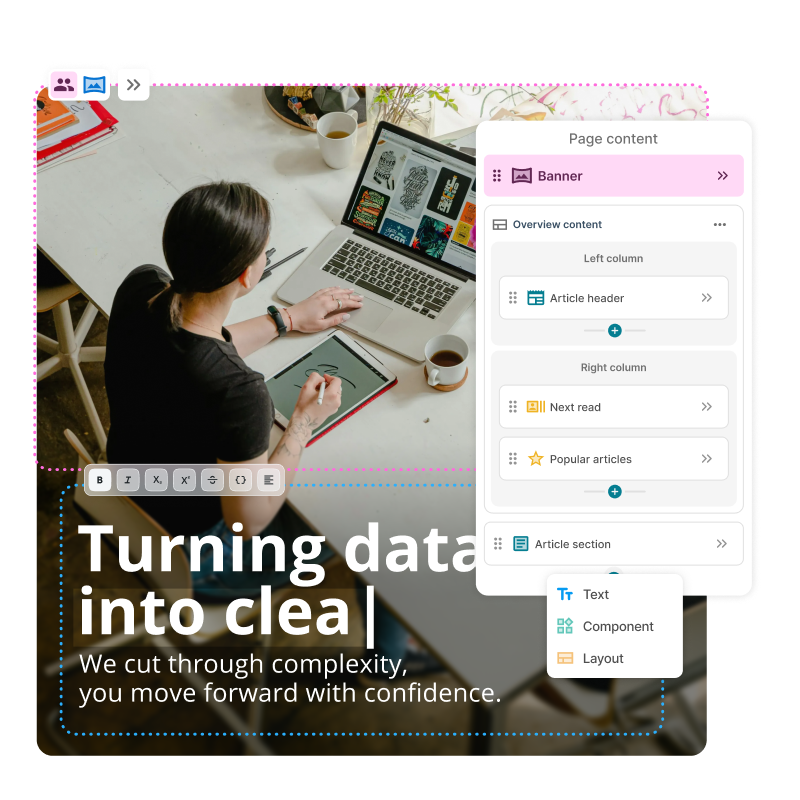 Product mock up image visual page builder