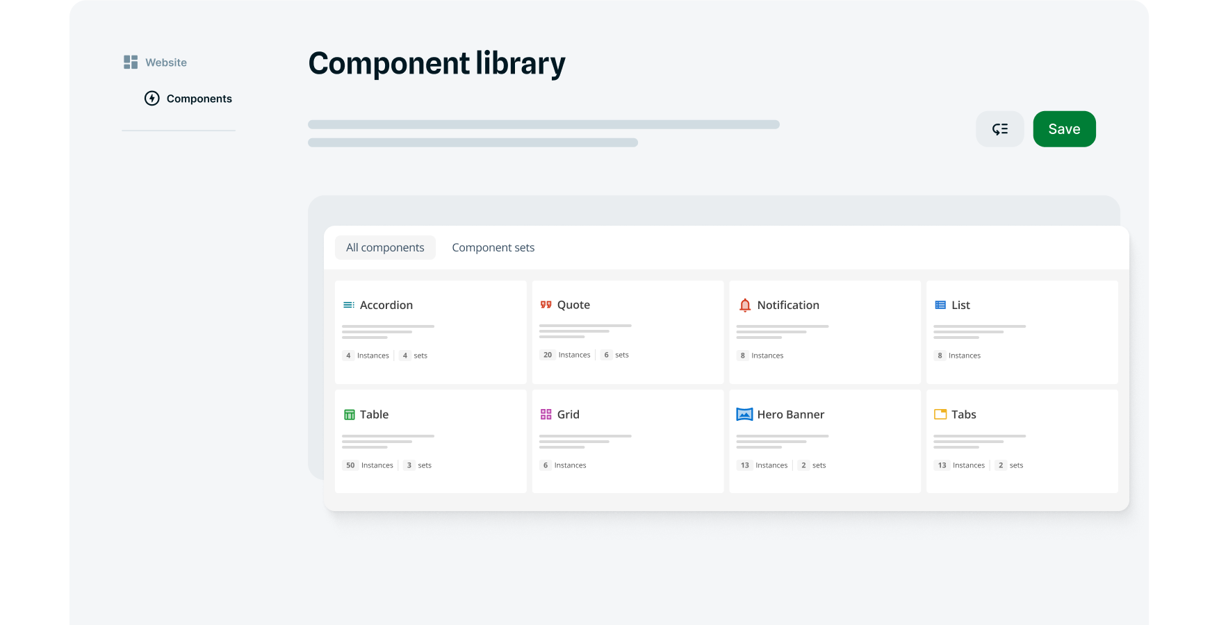 Image of the Squiz component library