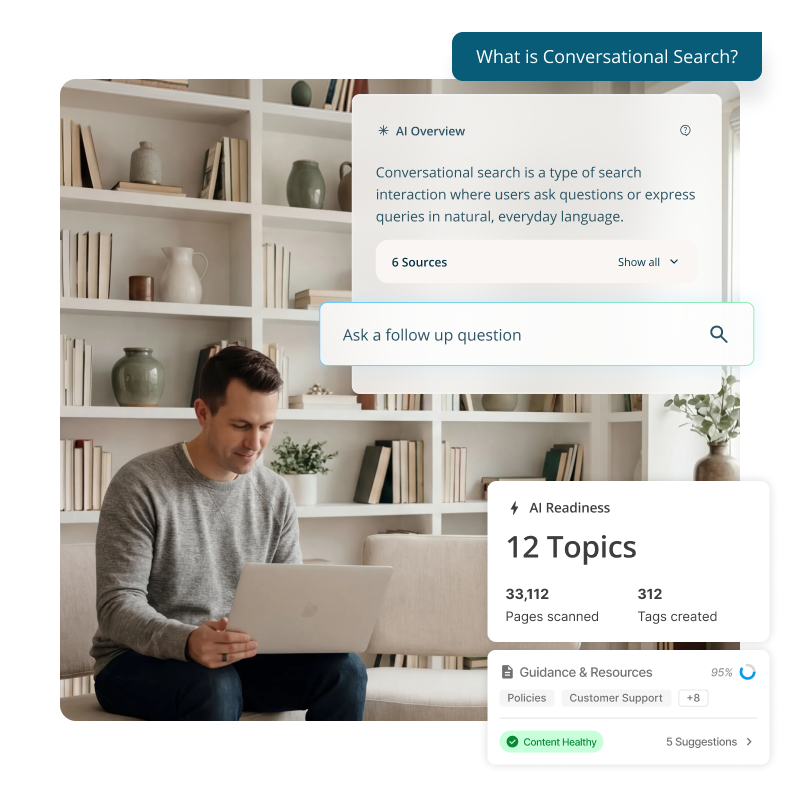 Squiz Conversational Search example interface