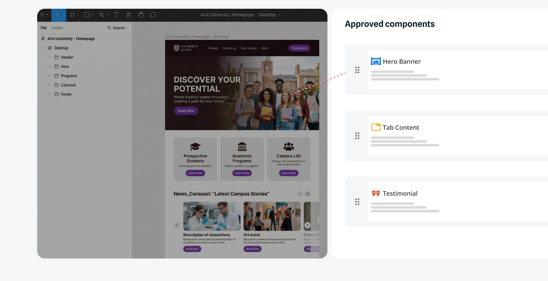 Image showing web designs turning to components