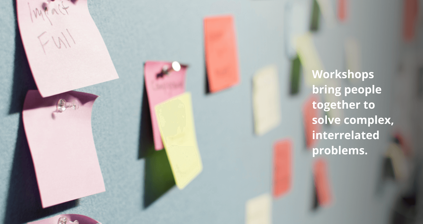 Workshops sticky notes